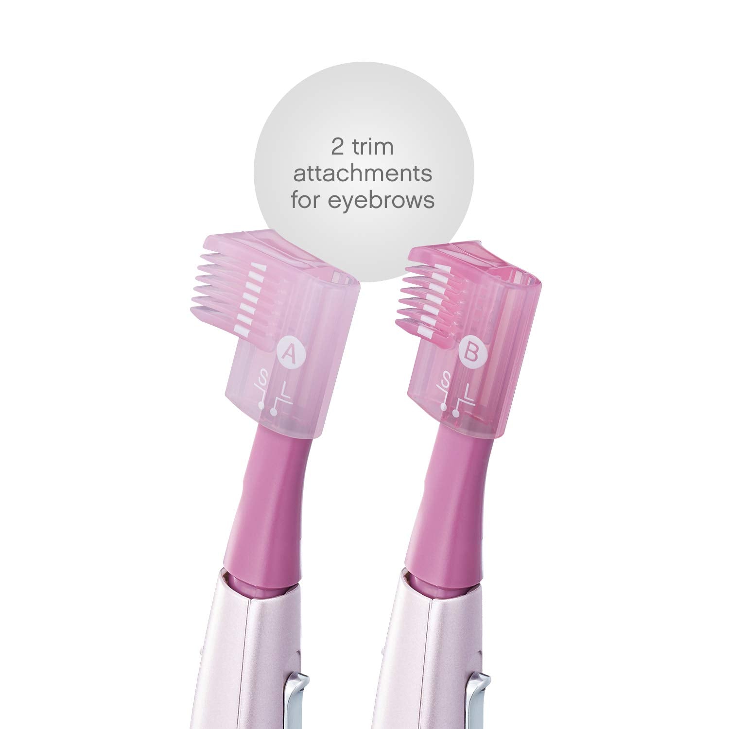 Panasonic Women’s Facial Hair Remover and Eyebrow Trimmer with Pivoting Head, Includes 2 Gentle Blades for Brow and Face and 2 Eyebrow Trim Attachments, Battery-Operated – ES2113PC : Beauty & Personal Care
