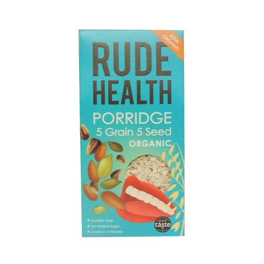 Rude Health - Porridge - 5 Grain 5 Seed - 500G : Grocery & Gourmet Food