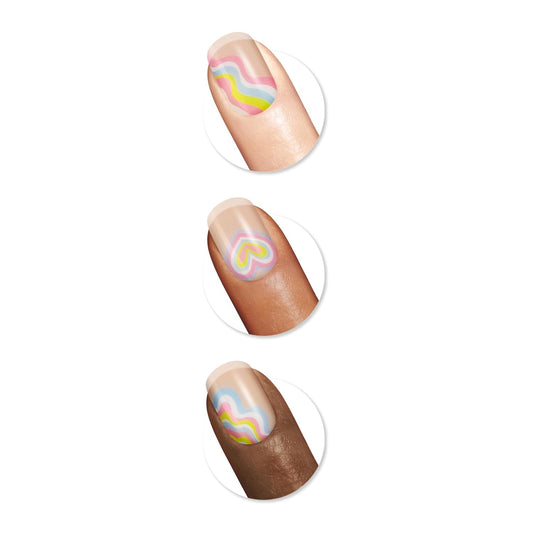 Sally Hansen Salon Effects Super Shine, Call It Magic, Nail Strips, No Uv Light Needed, No Dry Time, Long-Lasting, Non-Damaging, No Chipping