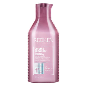 Redken Volume Injection Shampoo | Lightweight Volume Shampoo For Fine Hair | Adds Volume, Lift, And Body To Flat Hair | Paraben Free