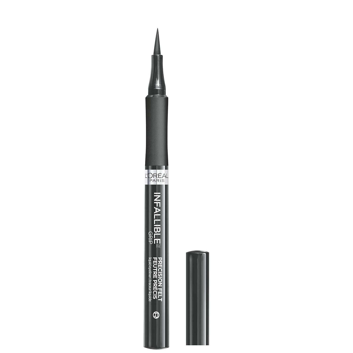 L’Oréal Paris Cosmetics Makeup Infallible Grip Precision Felt Eyeliner, Smudge Resistant, Long Lasting Waterproof Eyeliner, Grey, Grey, 0.03 Fl Oz