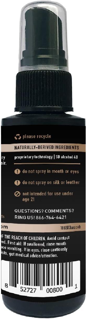 Cannabis Confidential Natural Odor Eliminator Spray, 2 Fluid Ounce (Pack of 2), Safe and Natural Smoke Odor Eliminator for Hands, Hair, Clothes, House and Car : Health & Household