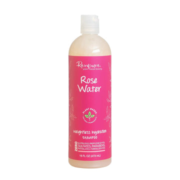 Renpure Plant-Based Beauty Rose Water Shampoo, 16 Fluid Ounce