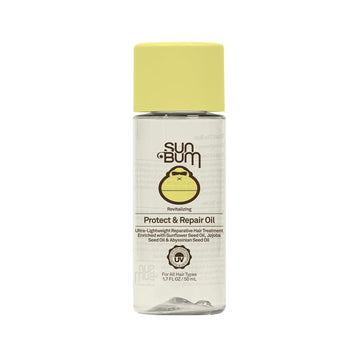 Sun Bum Revitalizing Protect And Repair Hair Oil | Uv Protecting, Vegan And Cruelty Free | Enriched With Jojoba Oil | 1.7 Fl Oz