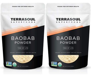 Terrasoul Superfoods Organic Baobab Fruit Powder, 1.5 Pounds