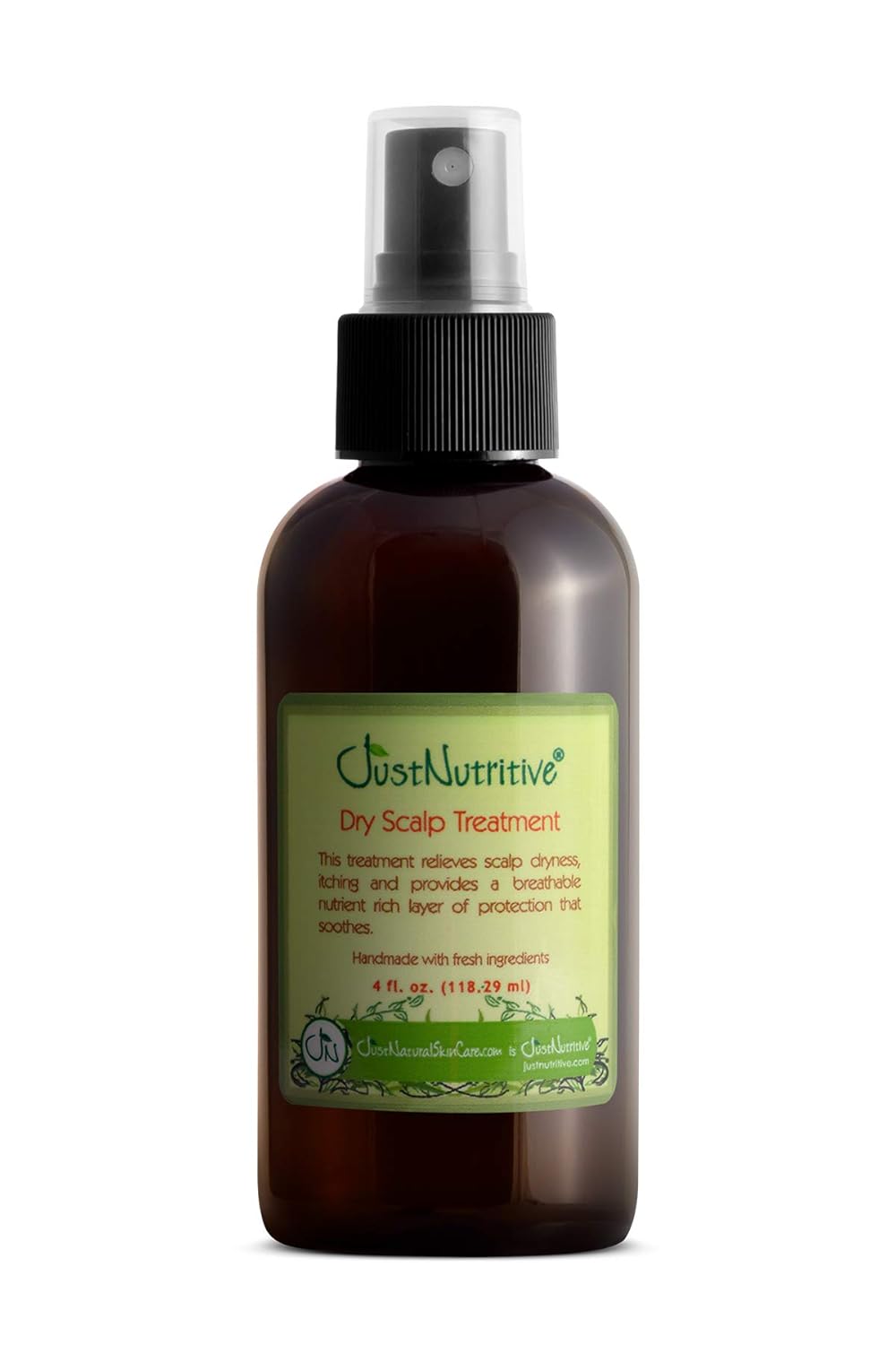 Just Nutritive Dry Scalp Treatment | Natural Treatment for Dry, Itchy Scalps | Scalp Balancing Treatment | Soothing Scalp Oil for Men and Woman 4 Fl Oz : Beauty & Personal Care