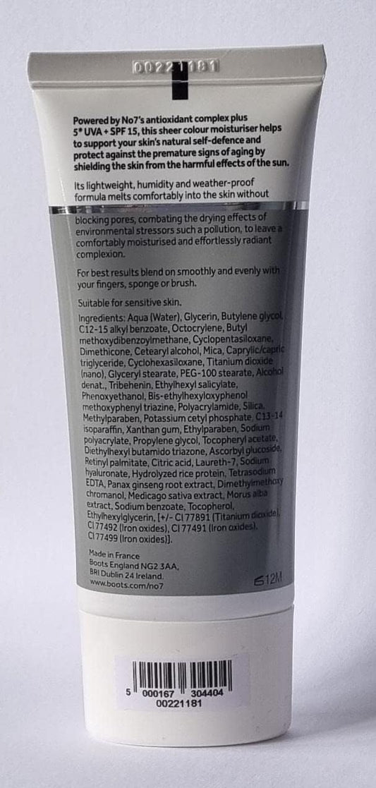 No7 Shield & Defend City Light Tinted Moisturiser - Light - Spf15, 50Ml (Pack Of 1)