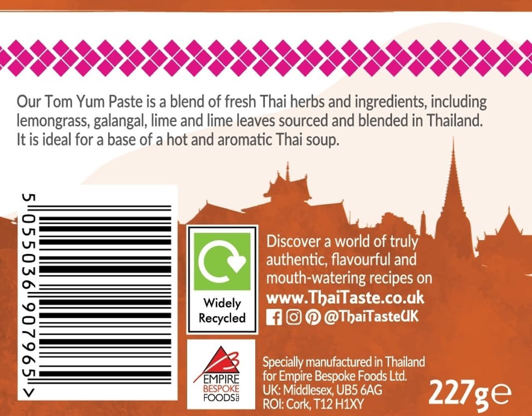 Thai Taste Tom Yum Paste (227G) - Pack Of 2