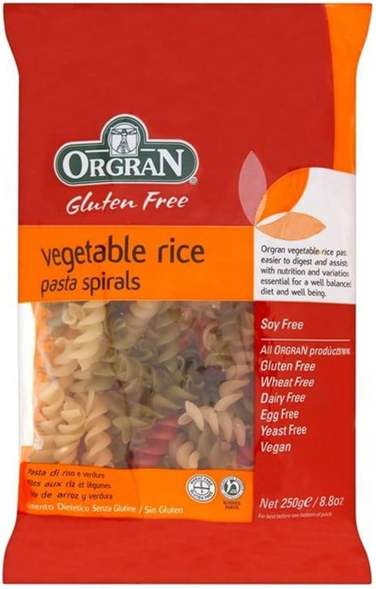 Orgran | Vegetable Rice Spirals | 6 X 250G