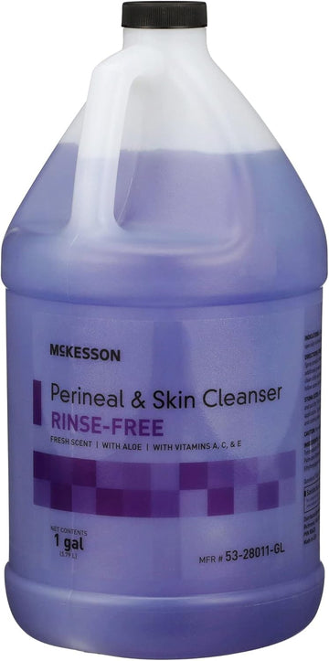 Mckesson Perineal Skin Cleanser, Rinse-Free, Fresh Scent, 1 Gal, 1 Count