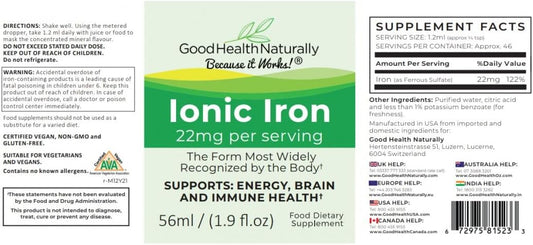 Ionic Iron