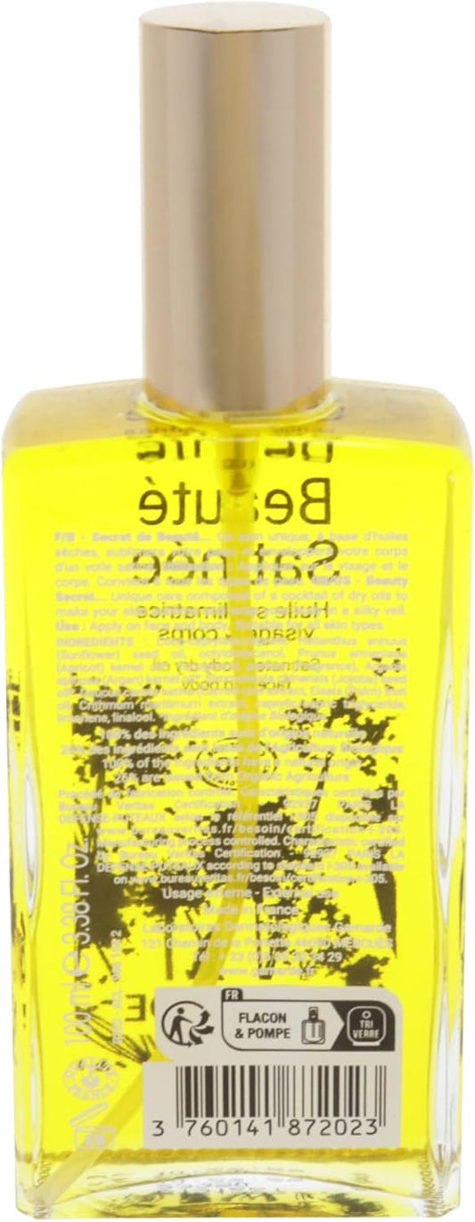 Satinated Body Dry Oil By Gamarde For Women - 3.38 Oz Oil