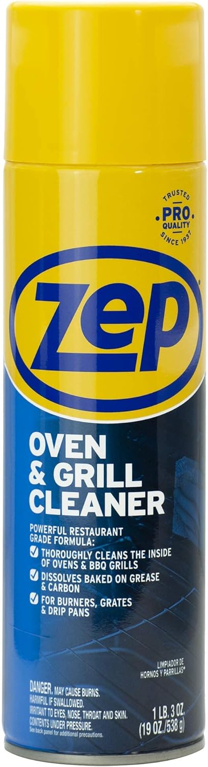 Zep ZUOVGR19 Heavy-Duty Oven and Grill Cleaner 19 Ounces, 19 oz