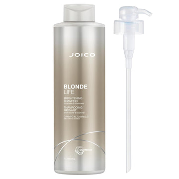 Joico Blonde Life Brightening Shampoo | For Blonde Hair | Add Softness & Smoothness | Sulfate Free | Fortified With Monoi & Tamanu Oil