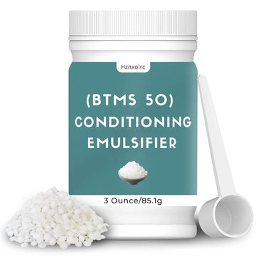 3 Oz Btms 50 Conditioning Emulsifier For Making Leave-In Conditioner, Premium Btms 50 Conditioning Emulsifier Granules, Higher Activity Than Btms 25, Suitable For Making Lotions, Shampoos And More