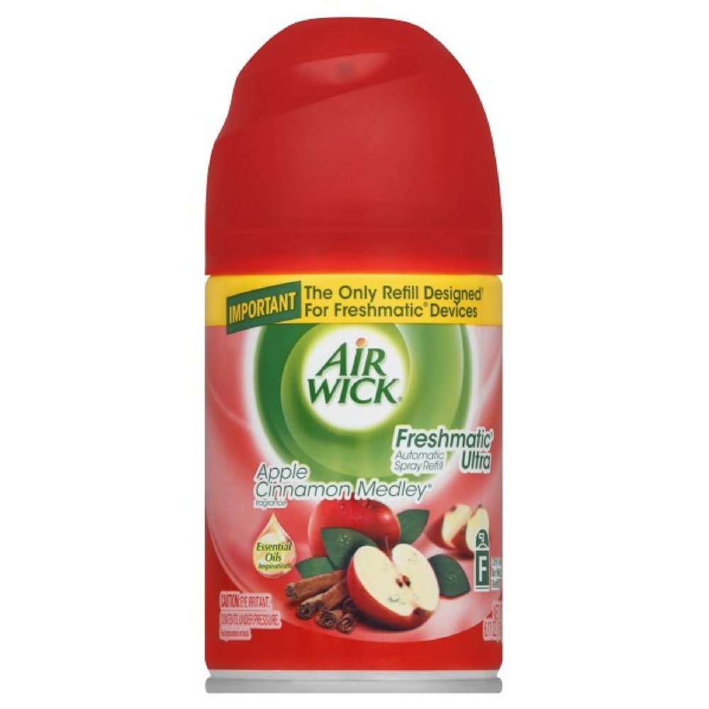 Air Wick Freshmatic Ultra Air Freshener Refill, Apple Cinnamon Medley 6.17 oz (Pack of 5): Industrial & Scientific