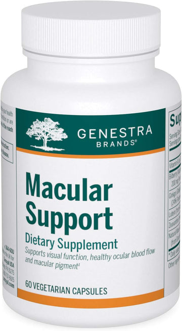 Genestra Brands Macular Support | Supports Optimal Macular Pigment Optical Density | 60 Capsules