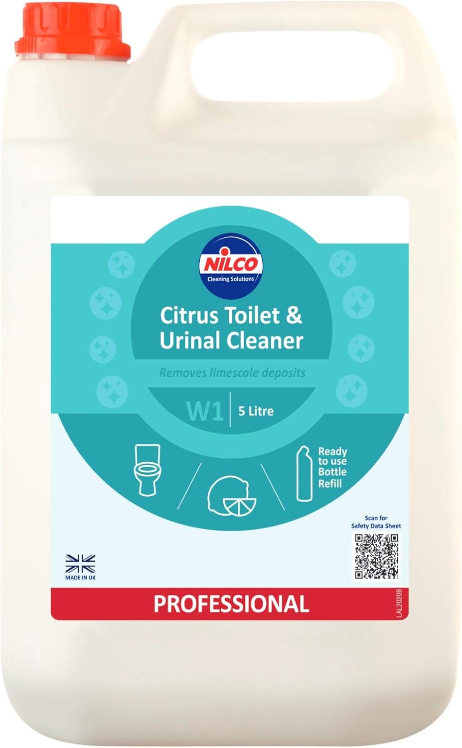 Nilco W1 Citrus Toilet & Urinal Cleaner 5L - Svtn5Nrtccp