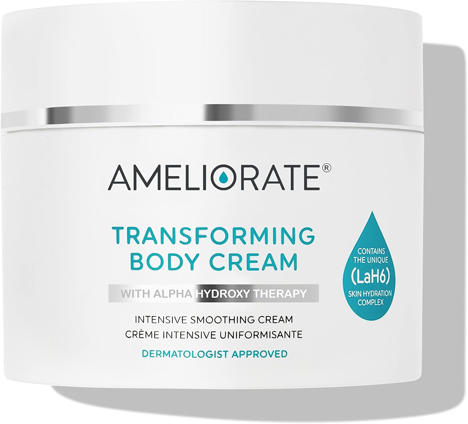 Ameliorate Transforming Body Cream 225Ml | Lab6, Omega Oil, Shea Butter, Ahas | Dermatologically Tested