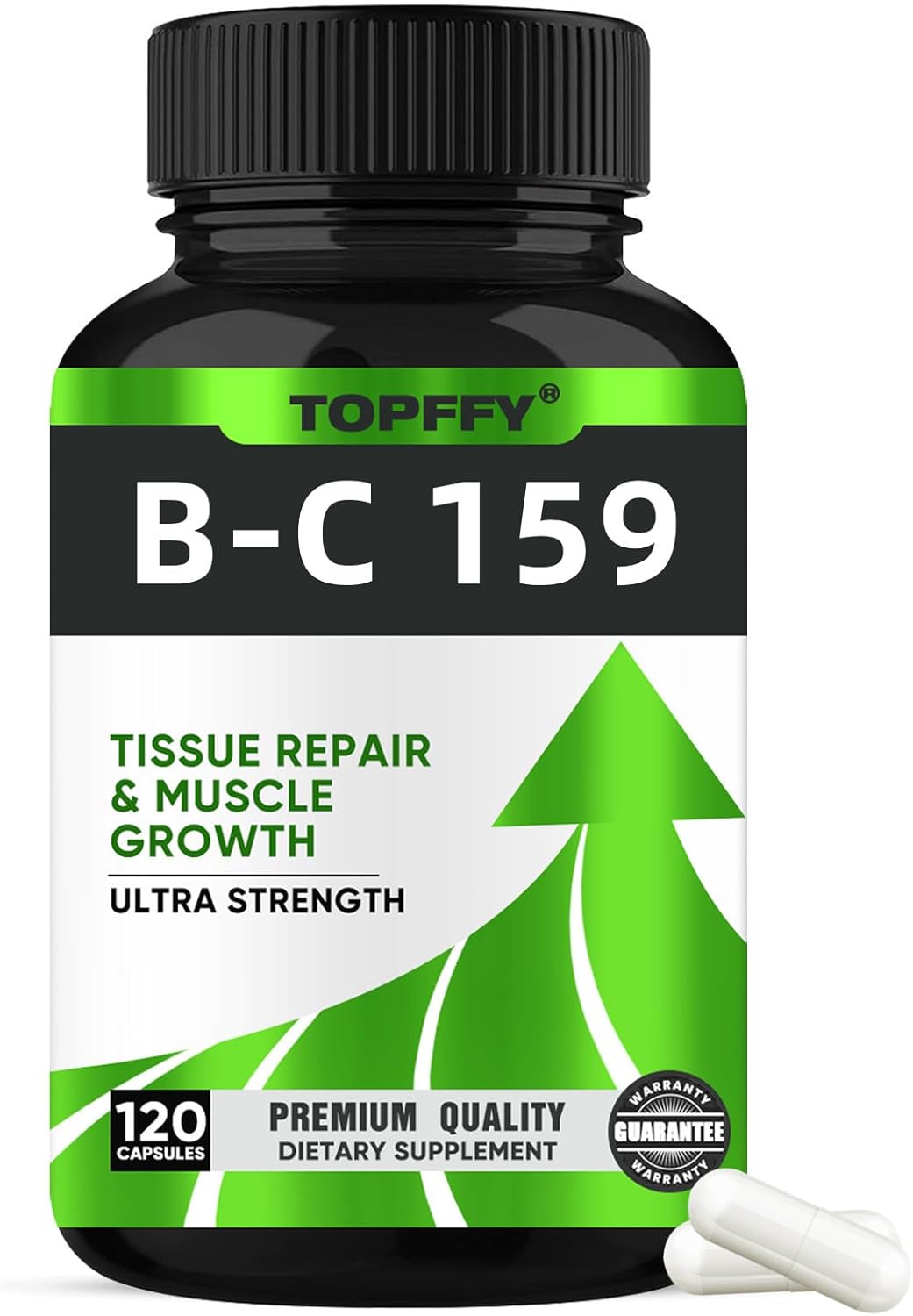B-C 159 Capsules 1000 Mg, Muscle & Post Workout Recovery,Non-Gmo,Gluten-Free, 120 Capsules