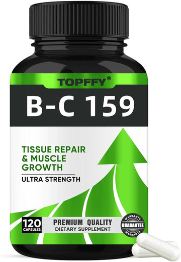 B-C 159 Capsules 1000 Mg, Muscle & Post Workout Recovery,Non-Gmo,Gluten-Free, 120 Capsules