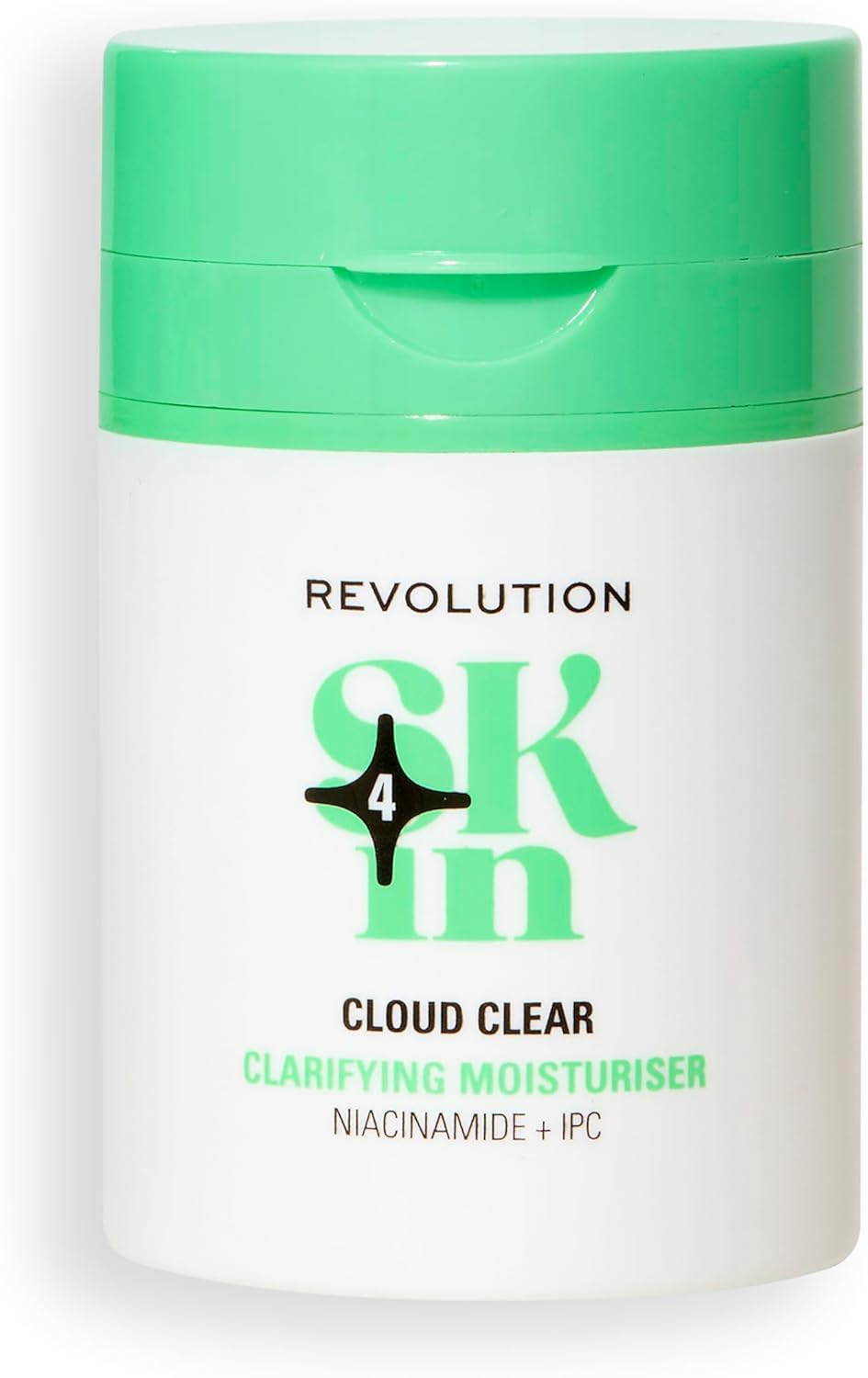 Revolution Skin, Cloud Clear Niacinamide & Ipc Clarifying Moisturiser, Lightweight, Hydrating Face Cream, Vegan & Cruelty-Free, 50Ml