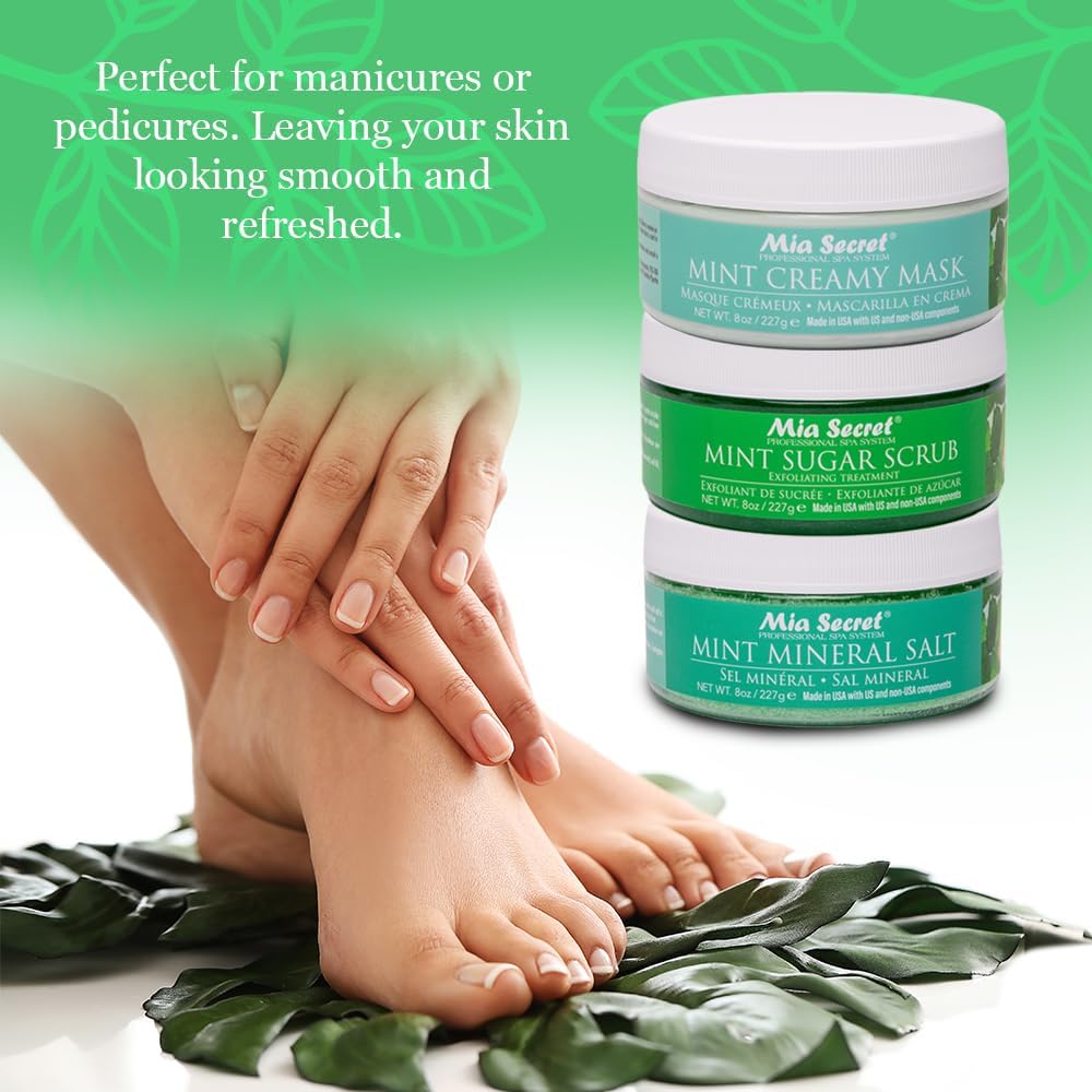 Mia Secret Mint Mineral Salts For Spa (8Oz)
