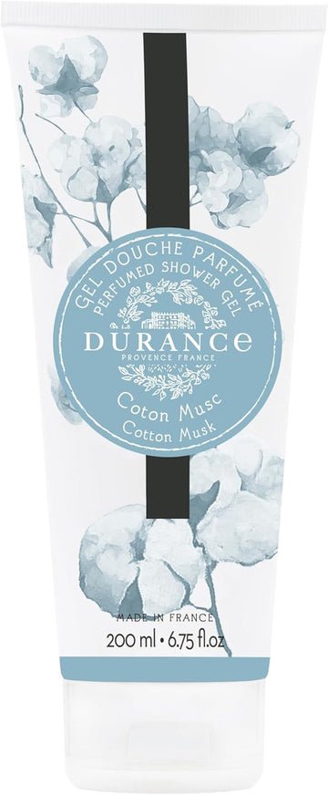 Durance Les Eternelles Natural Shower Gel For Women (200Ml) Cotton Musk Fragrance - Women’S Body Wash | Nourishes, Gently Cleanses, Hydrates & Softens Skin
