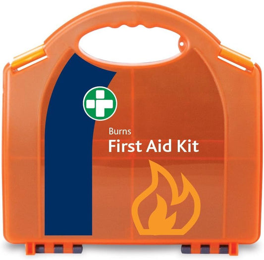 Reliance Medical First Aid Kit Standard Burn Aid Kit In Aura Box - Includes Gel Soaked Dressings, Ideal For Treating Burns, Scalds, Sunburn, Complete Dressing Kit For Emergency Care