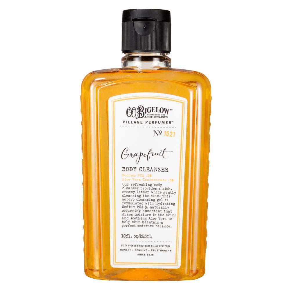 C.O. Bigelow Rosemary Mint Body Cleanser, Village Perfumer Moisturizing Body Wash For Men And Women With Aloe Vera, Sodium Pca, And Glycerin, 10 Fl Oz