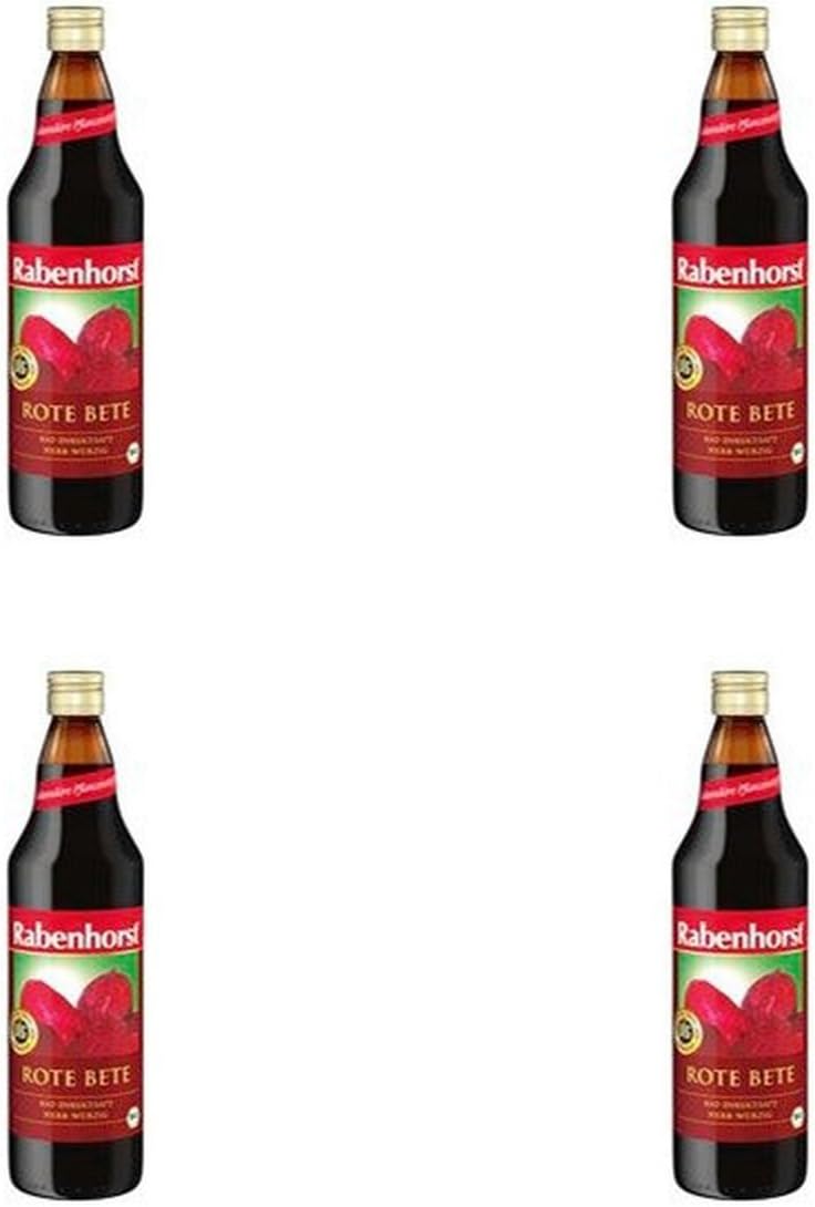 (4 Pack) Rabenhorst Beetroot Juice 100% Pure | 750ml | 4 Pack