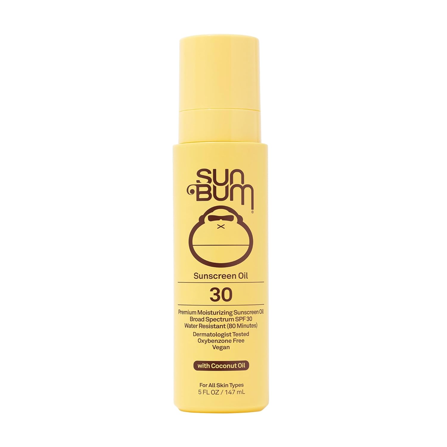 Sun Bum Original Spf 30 Sunscreen Oil | Vegan And Hawaii 104 Act Compliant (Octinoxate & Oxybenzone Free) Broad Spectrum Moisturizing Uva/Uvb Glowing Sunscreen Lotion With Vitamin E | 5 Oz