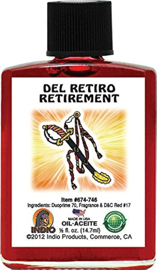 Indio Oil- Retirement Del Retiro 1/2Oz : Beauty & Personal Care