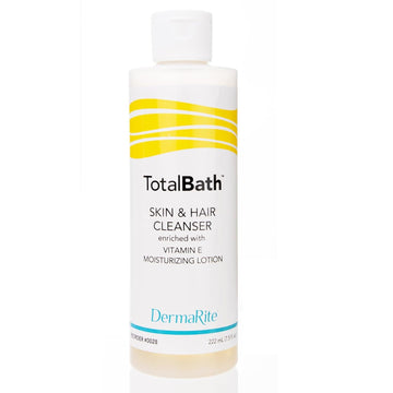 Dermarite Totalbath Skin & Hair Cleanser, Enriched With Vitamin E Moisturizing Lotion - Shampoo And Full Body Wash - 7.5 Oz., 1 Count