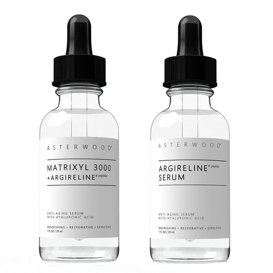 ASTERWOOD NATURALS Matrixyl 3000 + Argireline and Argireline Peptide 1 oz : Beauty & Personal Care