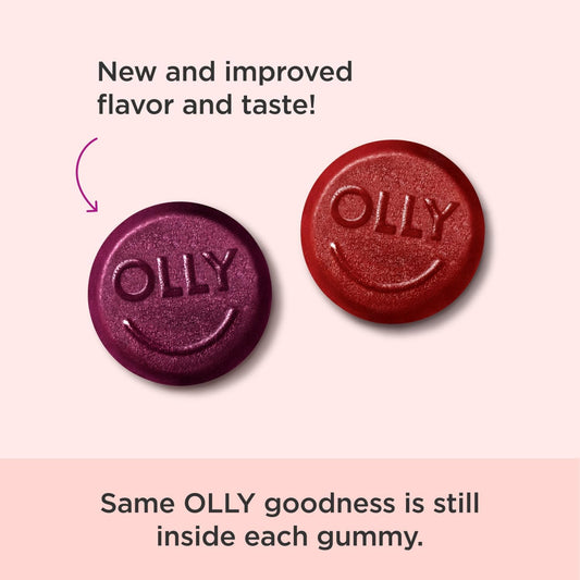 Olly Men'S Multivitamin Gummy, Immune Support, Vitamins A, C, D, E, B, Lycopene, Zinc, Blackberry, 60 Day Supply - 120 Count