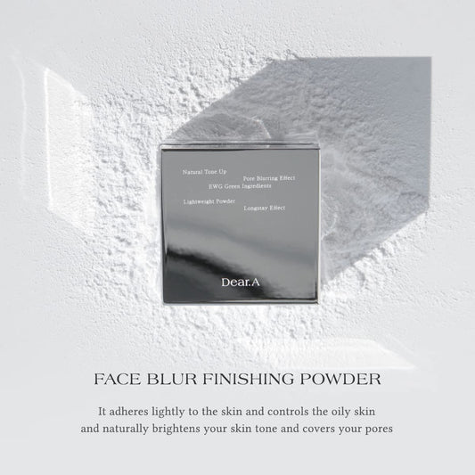 Dr.Althea Dear.A Face Blur Finishing Powder -Vegan & Cruelty Free, Mattifying Sebum-Control Translucent Face Setting Powder, Finish Powder, Makeup Powder