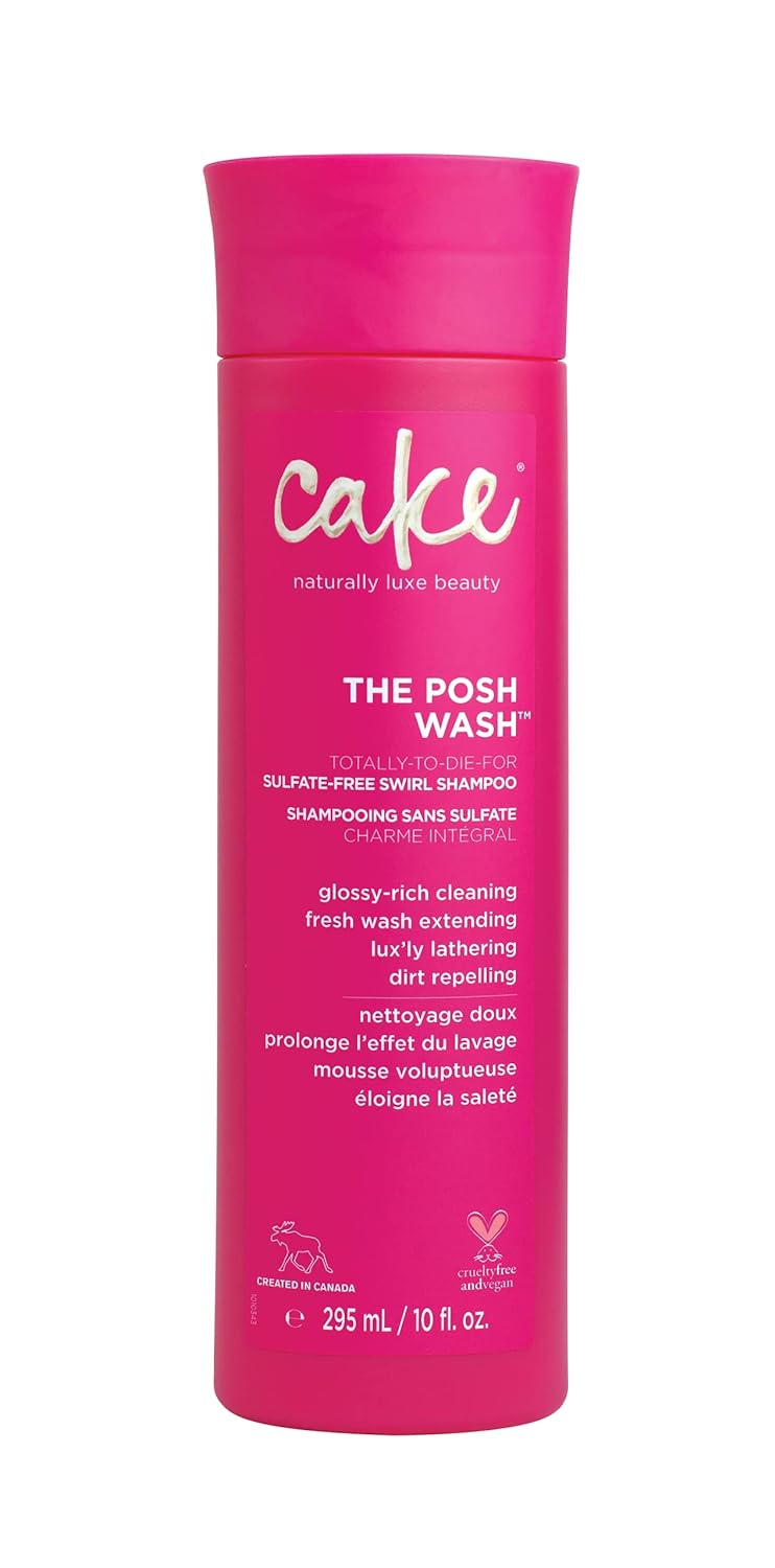 Cake Beauty Posh Wash Sulfate-free Swirl Shampoo, 10 Ounces