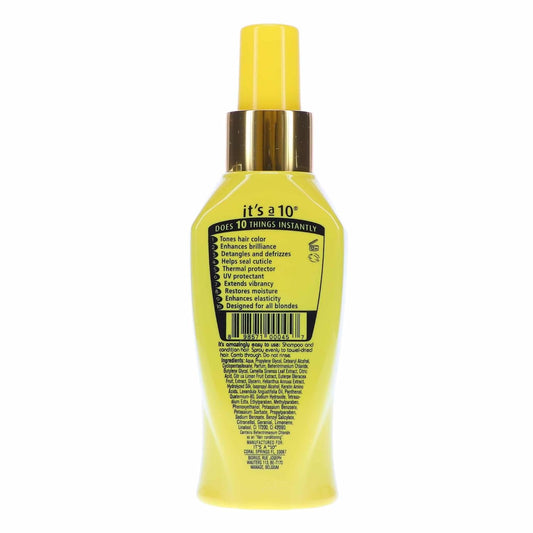 It's a 10 Haircare Miracle Leave-In for Blondes, 4 fl. oz. : Hair Conditioners And Treatments : Beauty & Personal Care