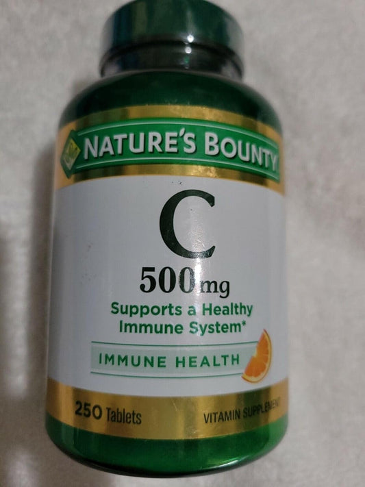 Nature'S Bounty Pure Vitamin C 500 Mg Tablets 250 Tablets (Pack Of 9)