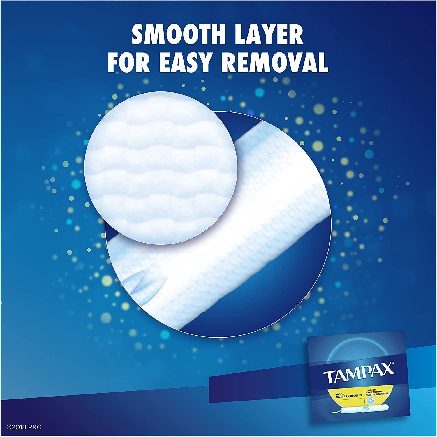 Tampax Tampons with Cardboard Applicator, Regular 40 ea (Pack of 4) : Health & Household