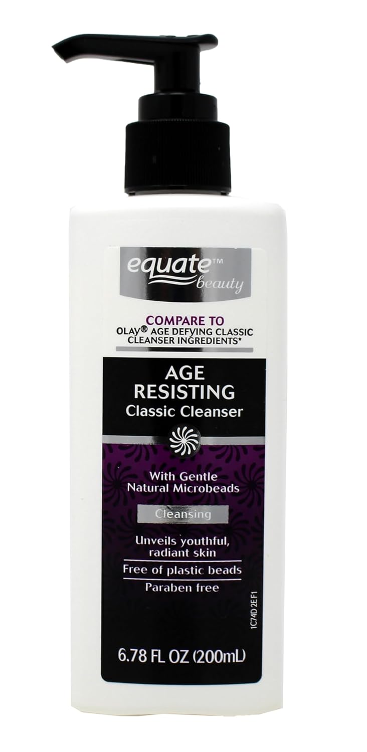 Equate Age Resisting Classic Cleanser Compare To Olay Age Defying Classic Cleanser Ingredients : Beauty & Personal Care