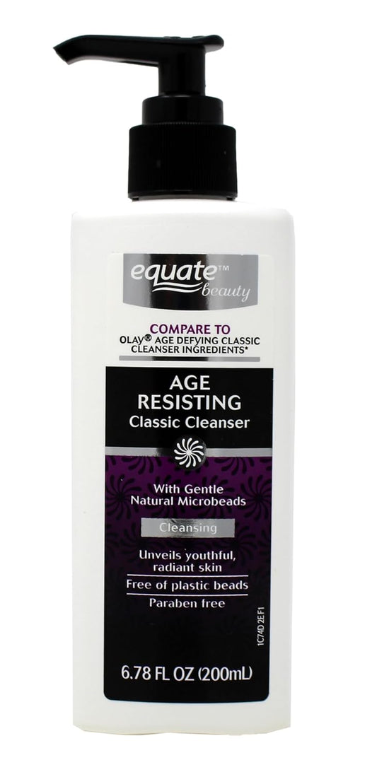 Equate Age Resisting Classic Cleanser Compare To Olay Age Defying Classic Cleanser Ingredients : Beauty & Personal Care