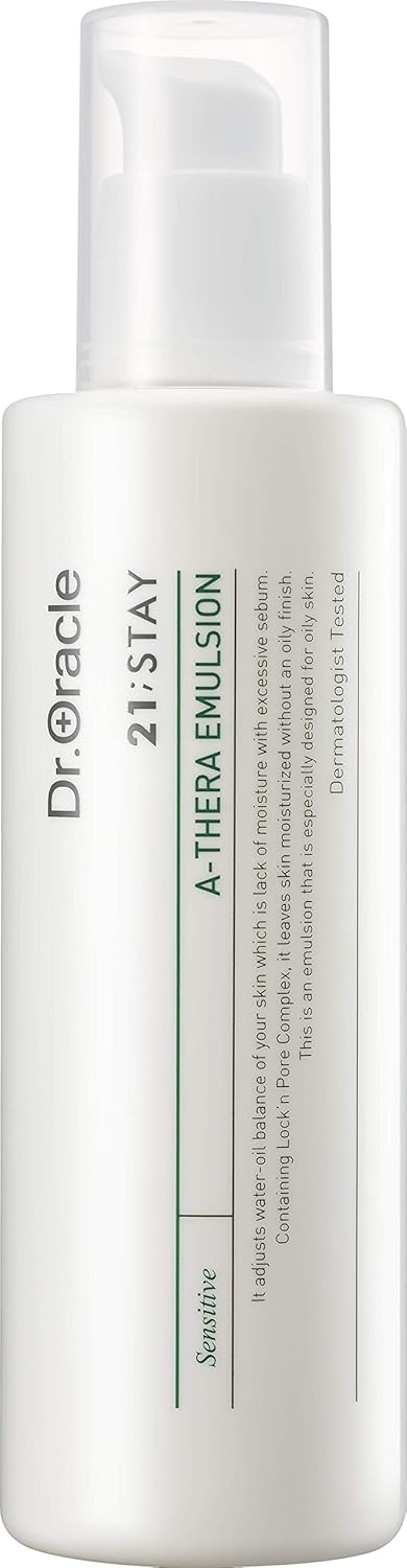 Dr.Oracle A-Thera Emulsion Face Moisturizer Moisturizing Facial Lotion For Sensitive Skin, (4.05Fl.Oz) Dermatologist Tested, 21;Stay