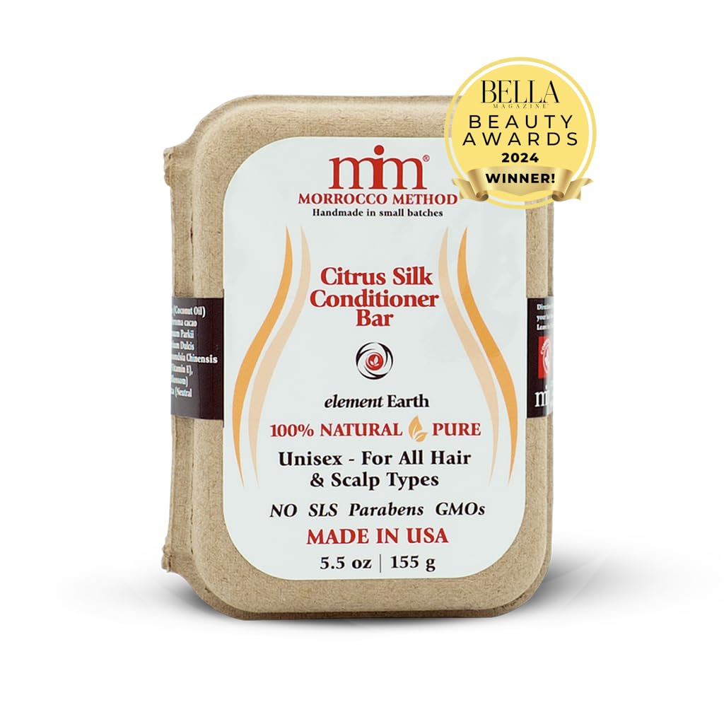 Citrus Silk Conditioner Bar Handcrafted. 100% Natural. Raw. Unisex. For All Hair And Scalp Types. No Sls, Parabens Or Gmo'S. 2 Oz. : Beauty & Personal Care