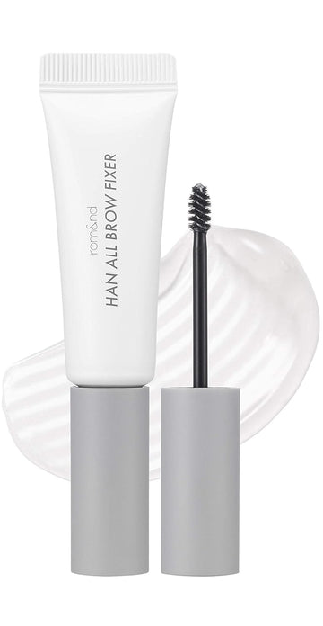 Rom&Nd Han All Brow Fixer, Shape & Texturize Eyebrows, Non-Greasy, Natural-Looking, Matte Finish, Eyebrow Defining Gel, Lightweight Formula, Long Lasting Makeup, Clumping-Free, Easy Clean-Ups