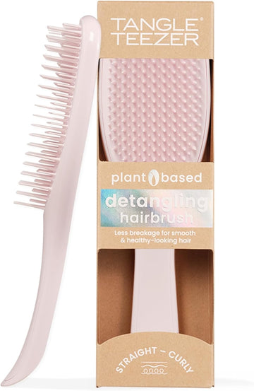 Tangle Teezer Plant-Based Ultimate Detangler Brush, Dry & Wet Hair Brush, Eliminates Knots & Reduces Breakage For Colour-Treated, Fine & Fragile Hair Types, Matcha Green