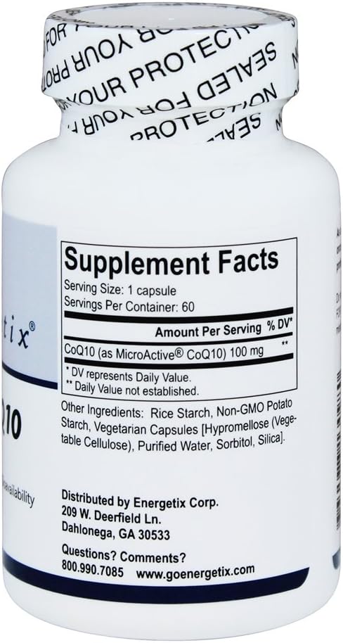 Energetix Microactive Coq10, 60 Caps