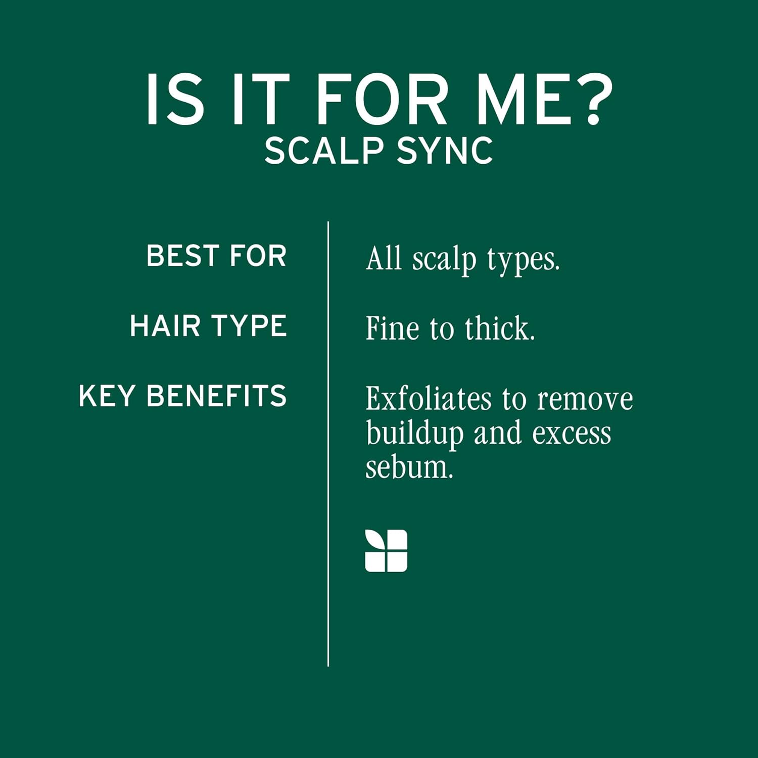 Biolage Scalp Sync Purifying Concentrate - Exfoliating & Clarifying Scalp Treatment, Refreshing & Reinvigorating, Fermented Tea Blend & Glycolic Acid : Beauty & Personal Care