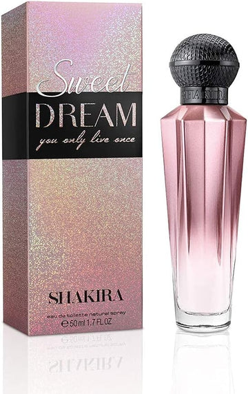 Shakira Perfume - Sweet Dream By Shakira For Women - Long Lasting - Charming, Romantic And Elegant Fragance - Sweet And Floral Notes - Ideal For Day Wear - 50 Ml